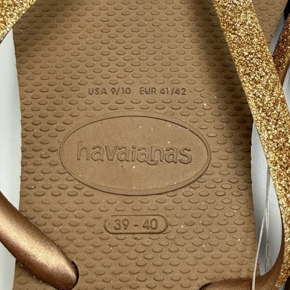W's 9/10 | Havaianas Slim Glitter Flatform flip flops sandals | SLGL0029